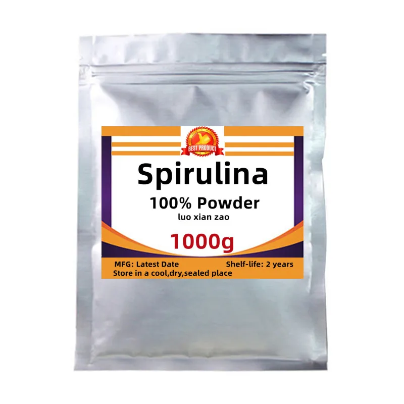 50-1000G Di Spirulina Naturale Pura 100%