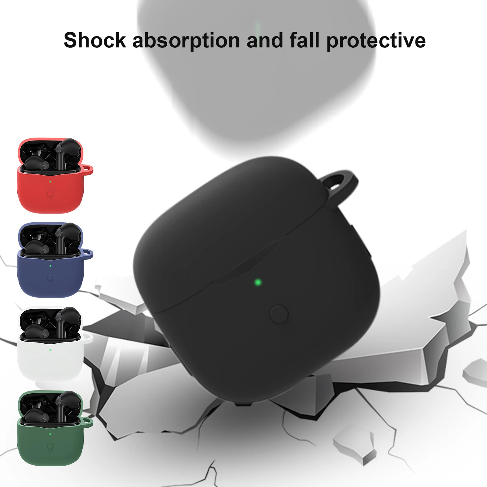 Custodia Per Auricolari In Silicone Per Soundpeats Air 3 Cover Per Auricolari Wireless Per Soundpeats Air3 Auricolari Scatola Di Ricarica Borse Con Ga