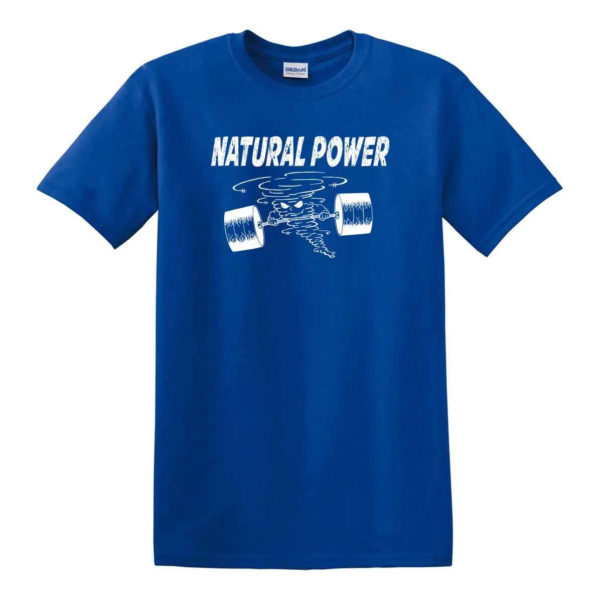 T-Shirt Natural Power-Powerlifting Gym Strongman Fitness Lifting