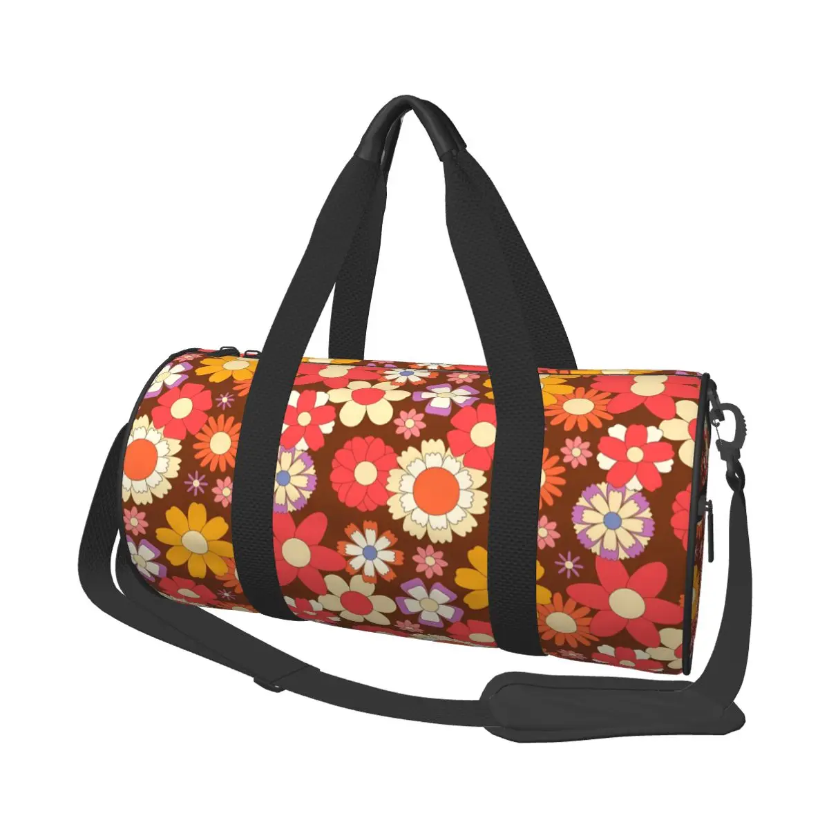 Retro Margherite Flower Sport Bags Natura Cool Shoes Borsa Da Palestra Impermeabile Coppia Design Borsa Da Viaggio Allenamento Vintage Fitness Bag