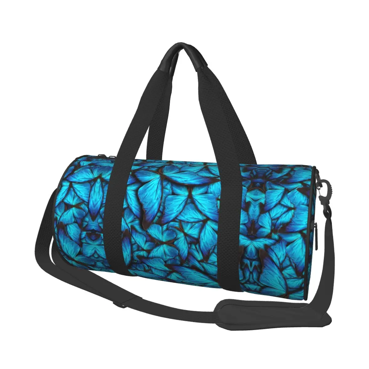 Blue Farfalle Borse Sportive Natura Estetica Grande Borsa Da Palestra Impermeabile Uomo Donna Borsa Personalizzata Bagaglio Borsa Fitness Retrò