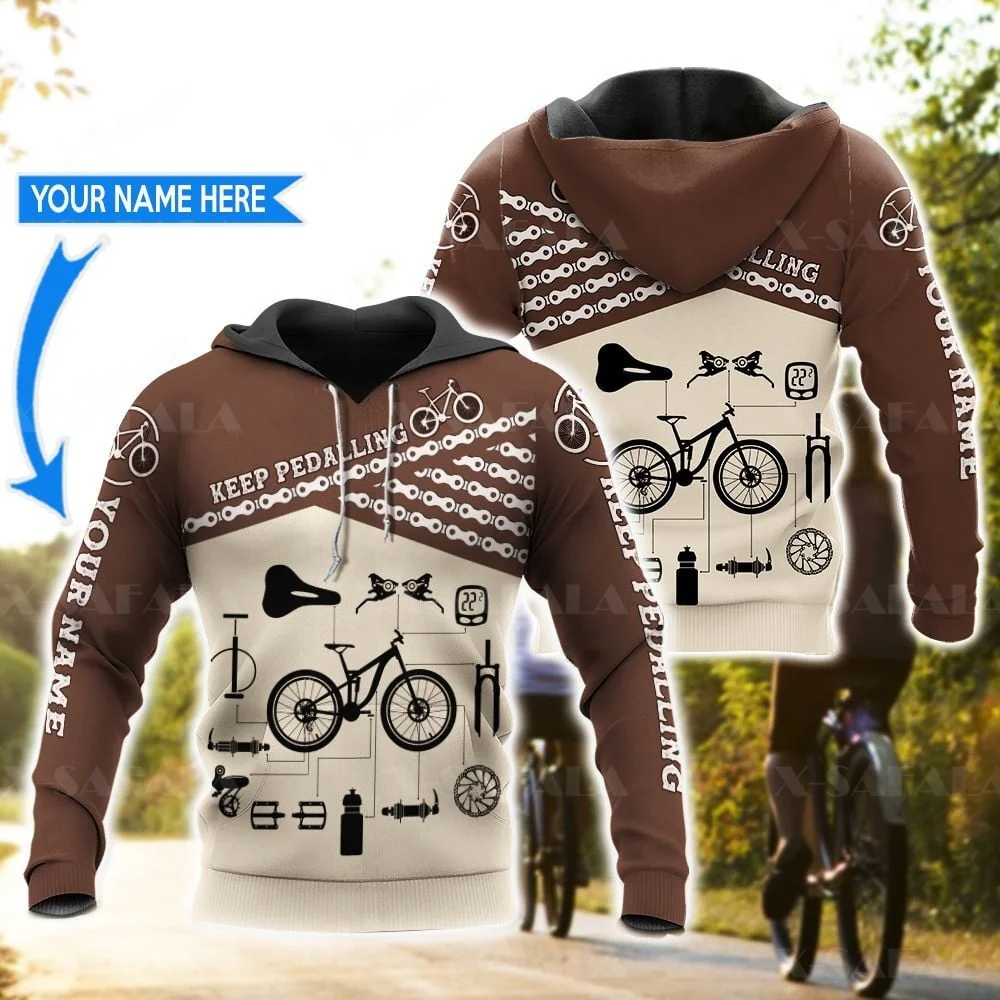 Ciclismo Freestyle Bmx Dirt Bike Cross-Country Bicycle 3D Full Print Felpa Con Cappuccio Uomo Donna Outwear Zipper Pullover Felpa Unisex12