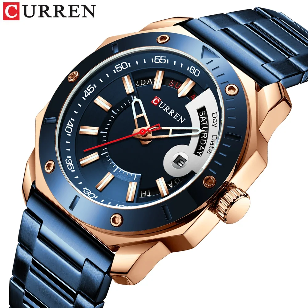 Curren 8344 Orologio Da Uomo Orologio Da Uomo Cinturino In Acciaio Inossidabile Per Uomo Relogio Masculino Orologio Uomo