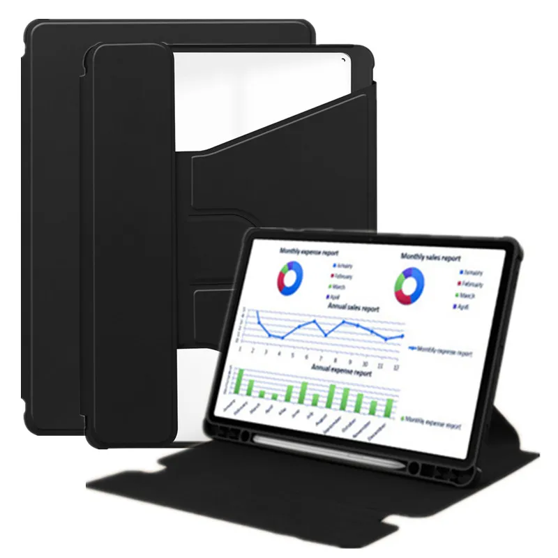 Custodia Per Samsung Galaxy Tab S9 Fe S9 Fe + Rotazione Cover Rigida Trasparente Funda Per Galaxy Tab S9 Fe Plus Custodia Per Tablet S Portapenne