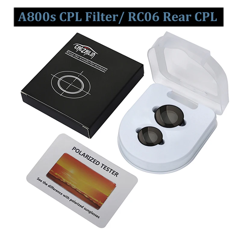 Per 70Mai Dash Cam 4K A800S Filtro Cpl O Rc06 Filtro Cpl Per Fotocamera Posteriore Per 70Mai A800S Set Di Accessori Adesivo Statico