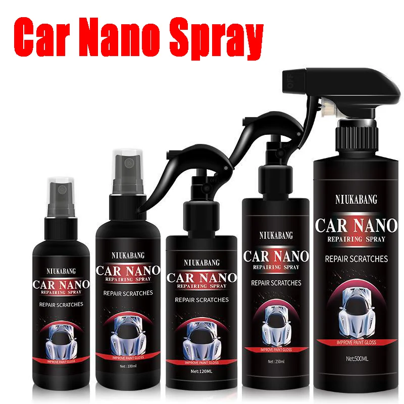 100Ml/50Ml Auto Rimozione Graffi Spray Riparazione Nano Spray Graffi Riparazione Auto Rivestimento Ceramico Vetro Pasta Lucidante Liquido