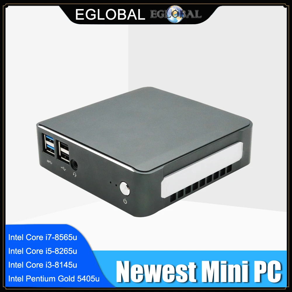 [Intel Core I7-8565U I5-8265U Quad Core] Mini Pc I7 Mini Pc I7 Windows 10 Pro 2 * Ddr4 M.2 Nvme Ac Wifi Micro Computer Hdmi2.0 Dp