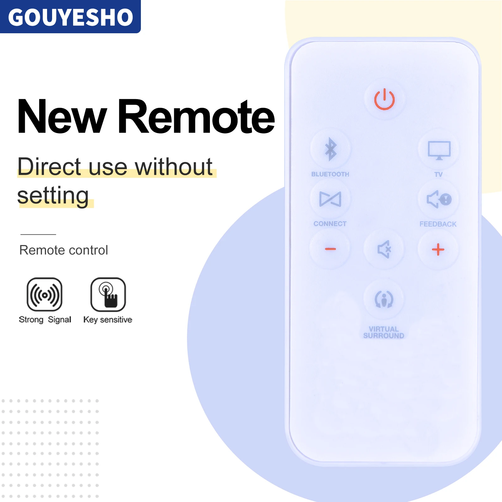 Nuovo Telecomando Per Jbl Boost Tv Bianco (R23-5)