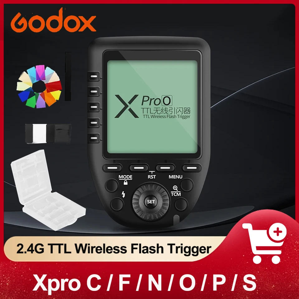 Godox Xpro-O Xpro-N Xpro-S Xpro-F Xpro-C Xpro-P 1/8000S Hss 2.4G Ttl Wireless Flash Trigger Per Accessori Per Fotocamere Panasonic