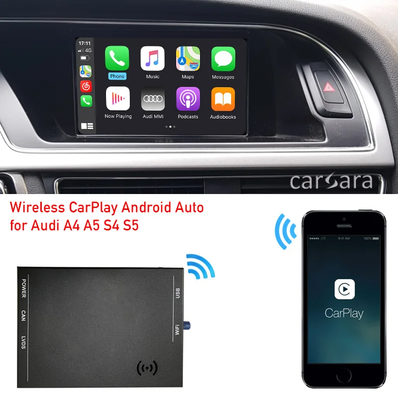 Adattatore Apple Carplay Interfaccia Aggiuntiva Automatica Android Per Audi A4 A5 S5 B8 Mmi Concert Radio Sinfonica Con App Carplay Airplay