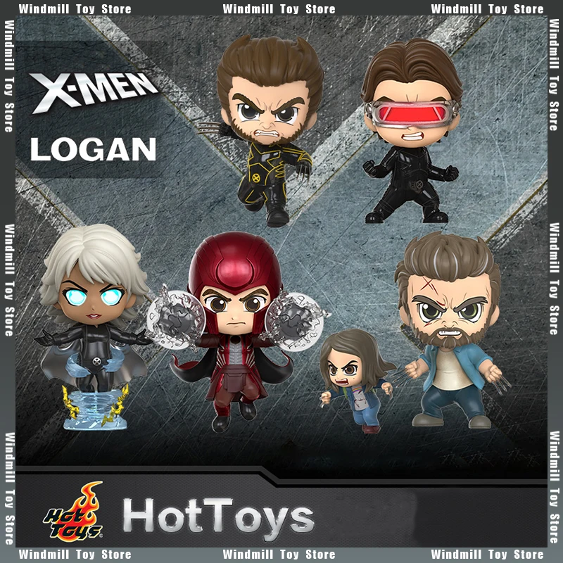 X Man Marvel Figure Wolverine Magneto Superhero Anime Periferiche 10Cm Action Figure Desktop Ornament Model Cute Doll Gifts Toys