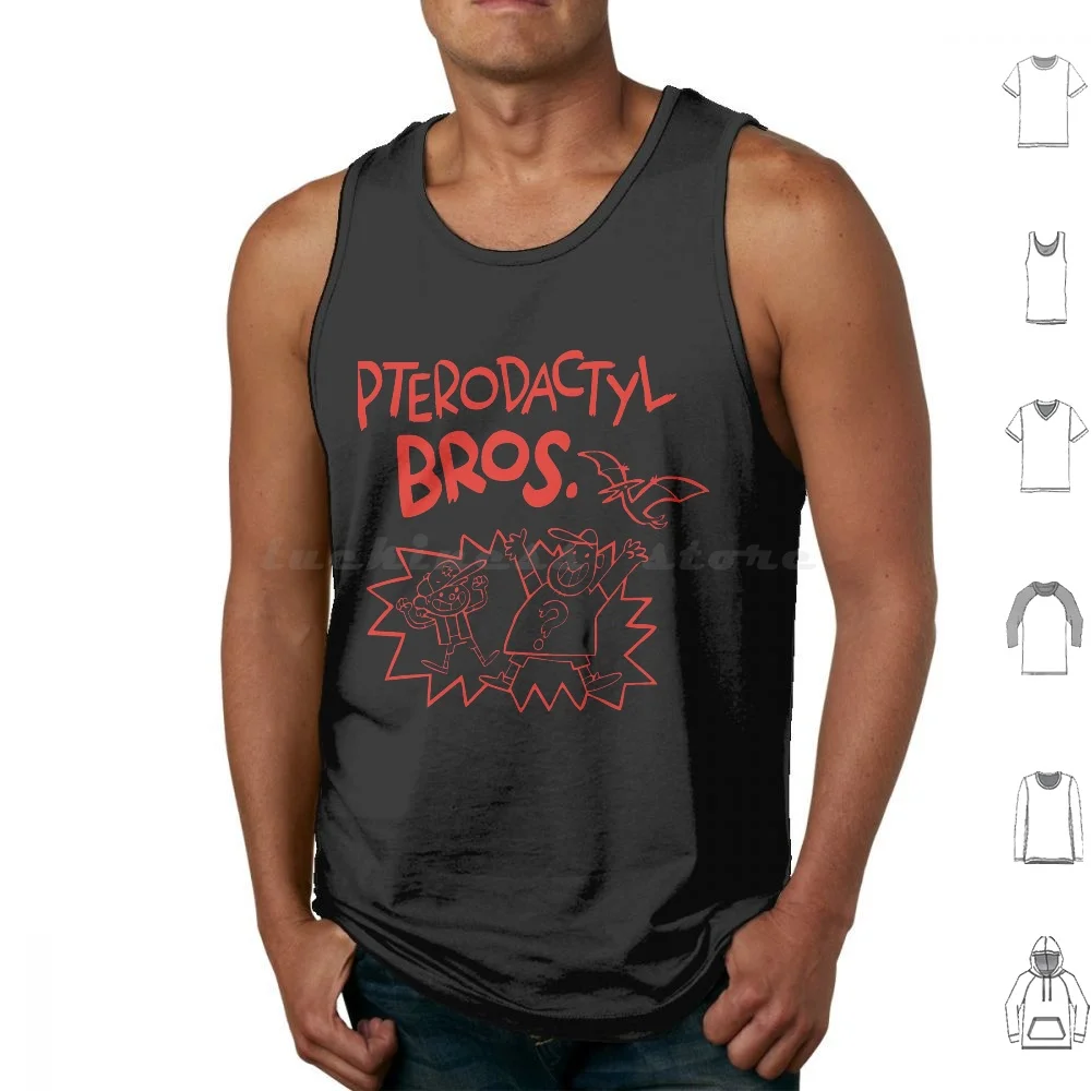Regali Per Le Donne Pterodattyl Bros Vintage Retro Canotte Gilet Senza Maniche Per Le Donne Pterodattyl Bros Vintage Retro Gravity Rush