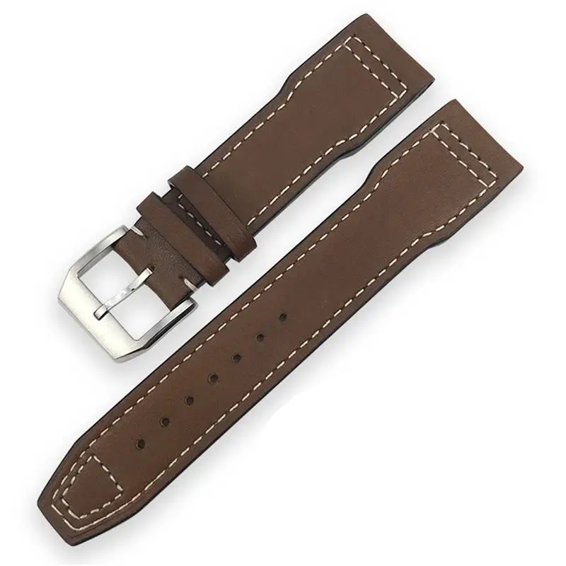 Pcavo 20Mm 21Mm Cinturini Per Cinturini Per Orologi Per Iwc Cronografo Mark Spitfire Accessori Per Orologi Bracciale Portoghese