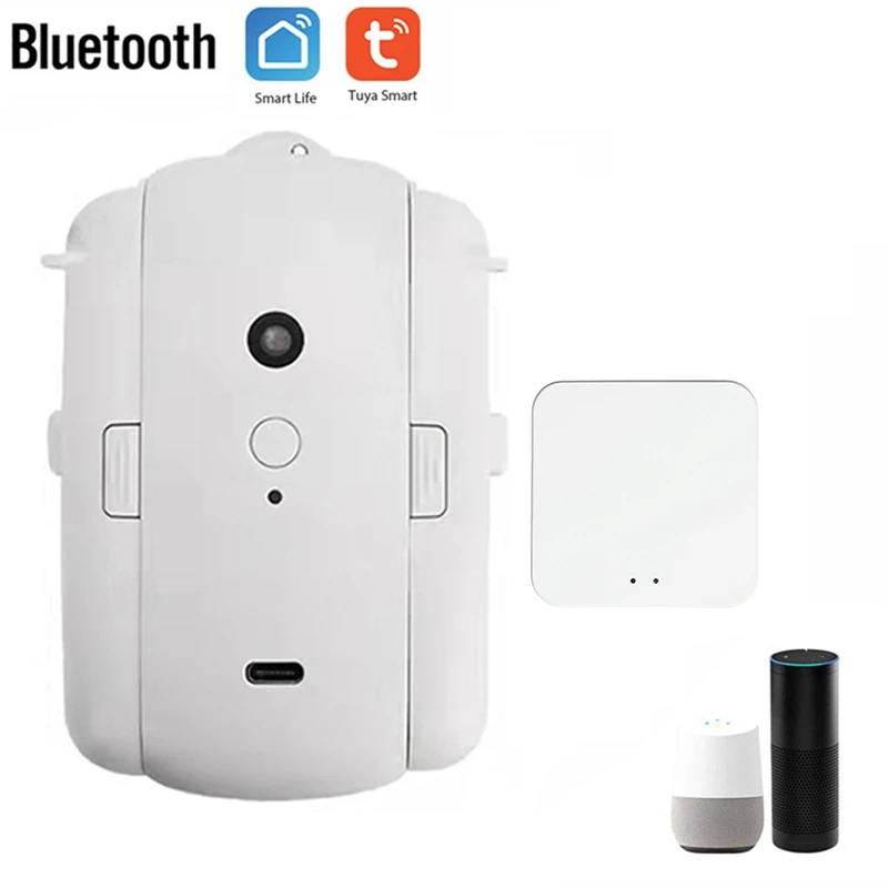 Smart Curtain Opener Smart Curtain Robot Gateway Bluetooth Track Tende Switch Robot Telecomando Per Alexa Google Home