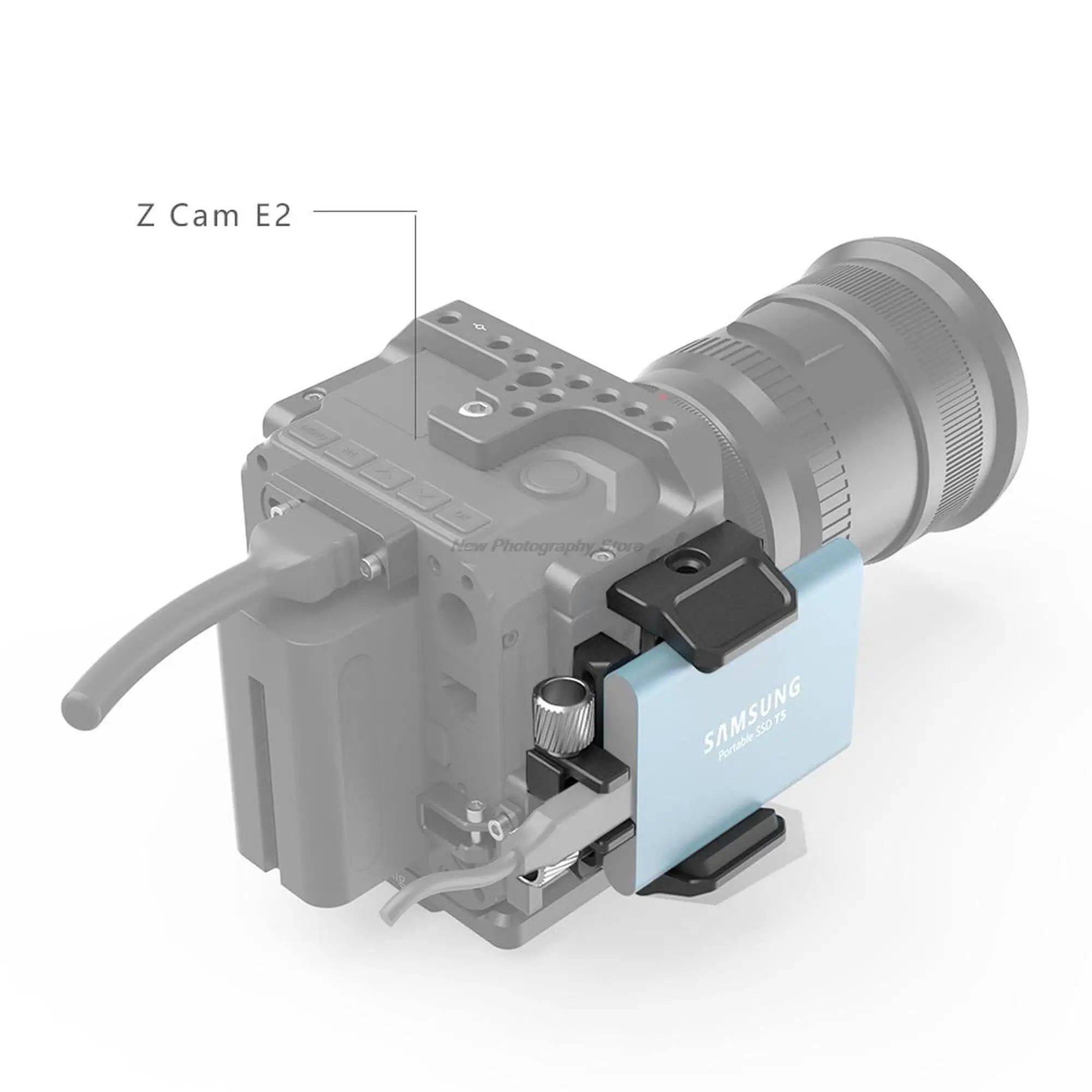 Smallrig Ssd Carry Mount Supporto Universale Per Ssd Esterno Per Samsung T5 Ssd Angelbird Ssd2Go Holder Camera