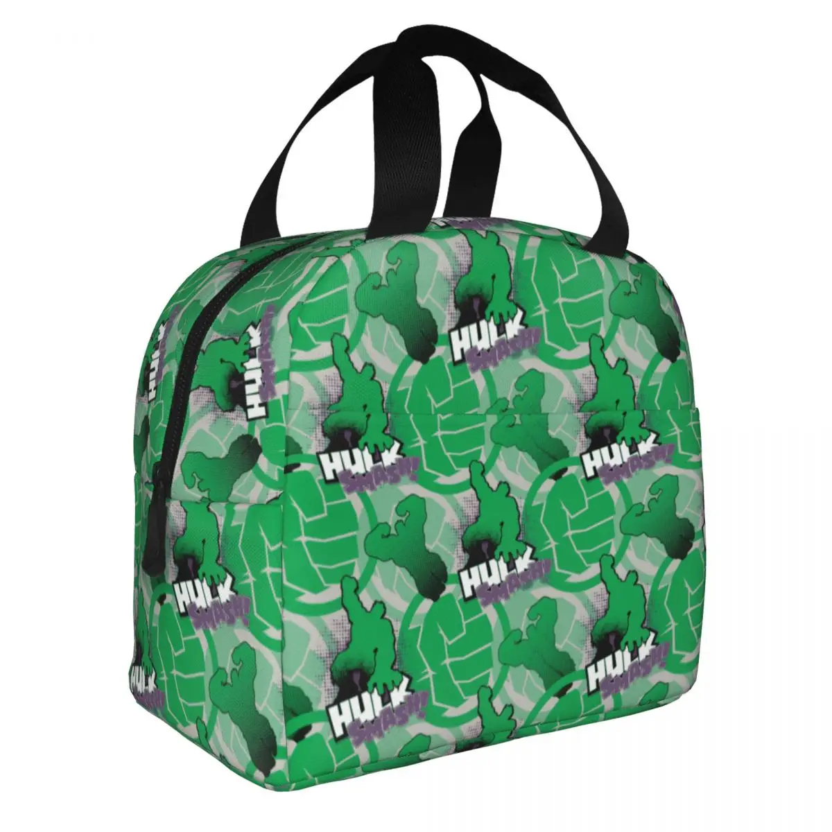 Hulk Smash Graphic Insulated Lunch Bag Borsa Termica Riutilizzabile Ad Alta Capacità Lunch Box Tote Girl Boy College Outdoor