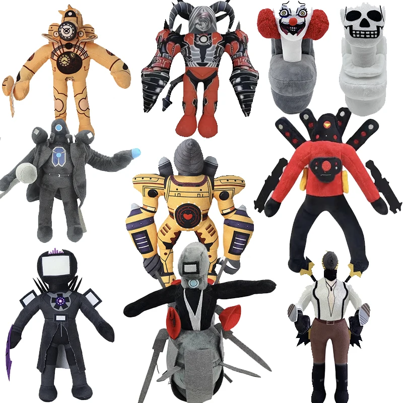 Skibidi Bagno Drop Toy Soft Camera Tv Skibidi Dop Yeah Yeah Yeah Titan Camcordeman Music Doll Man Skibidi Toilet Peluche