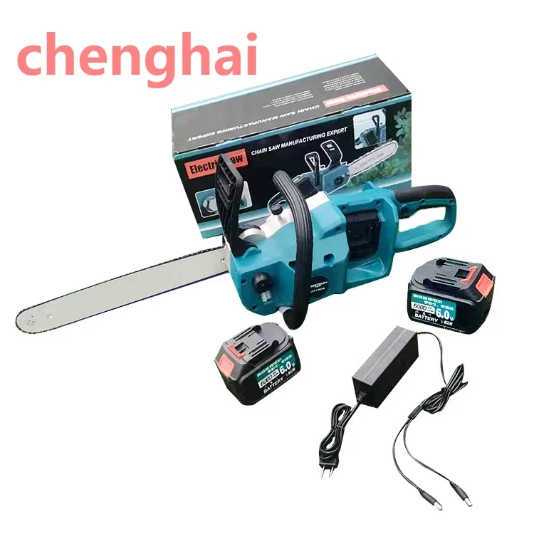 18 Pollici 6Ah 2 Batteria Sega A Catena A Mano Prezzo Macchina Serrote Motosserra Motosega Motosierra Mini Motosega Elettrica A Batteria Al Litio