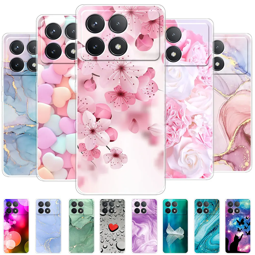 Per Xiaomi Poco X6 Pro Custodie Per Telefono Per Xiaomi Poco X5 Pro Case Clear Soft Silicone Coque O Xiaomi Poco X4 Pro Poco X3 Pro Funda