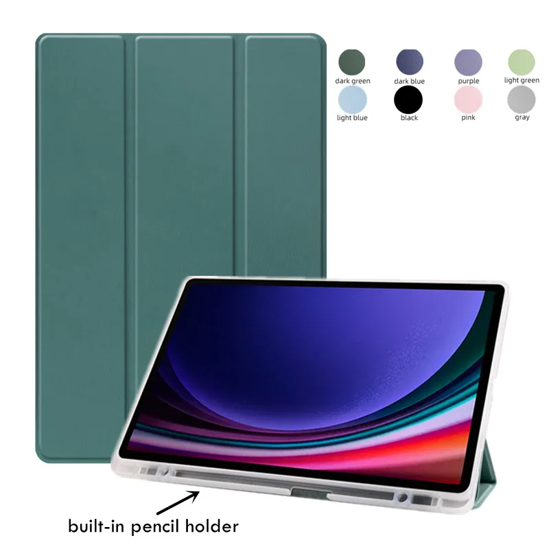 Cover Per Samsung Galaxy Tab S9 Fe S9 Fe + Custodia Con Portamatite Supporto Magnetico Soft Back Funda Per Galaxy Tab S9 Fe Case 2023