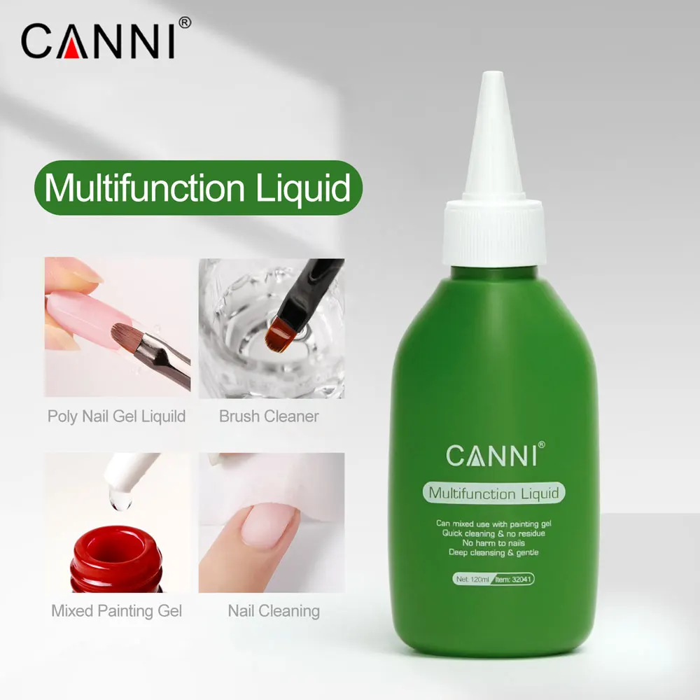 Multifunzione Liquid Brush Cleanser Nail Extension Acrilico Nails Jelly Gel Uv Gum Venalisa Poly Nail Gel Slip Liquid Remover