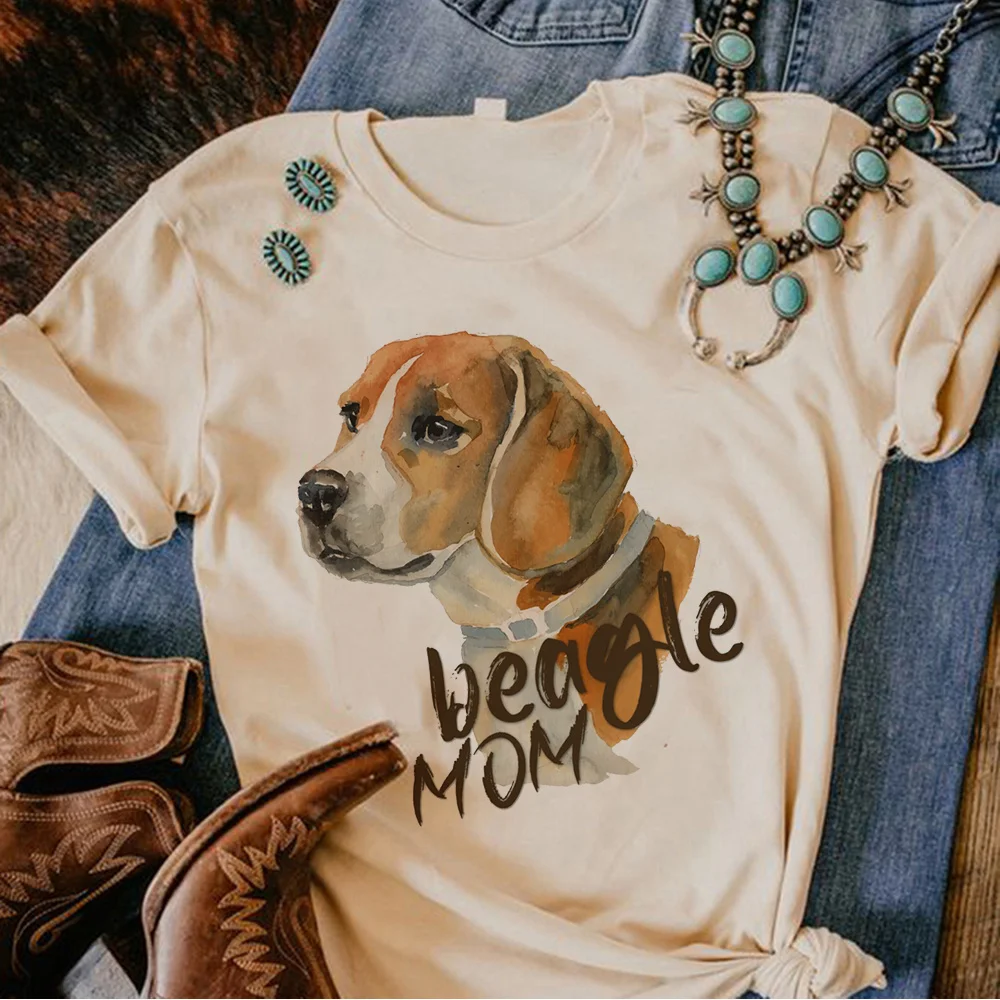 Beagle Tshirt Donna Giapponese Streetwear Tshirt Ragazza Harajuku Vestiti