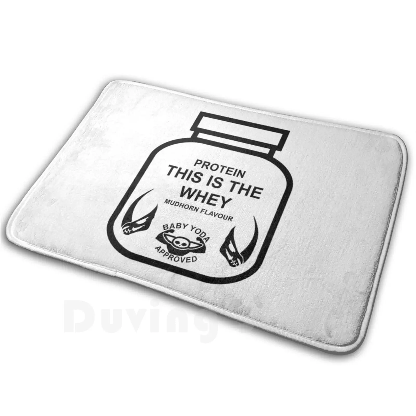 Mando Whey Protein Tappeto Mat Tappeto Cuscino Morbido Antiscivolo Star Whey Protein Food Nutrition Gym Workout Training Atleta Sport