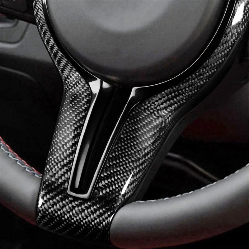Abs + Parti Di Ricambio Interne Del Volante In Fibra Di Carbonio Per Bmw Serie M Cubre Volante Accessori Auto Funda Para El Coche