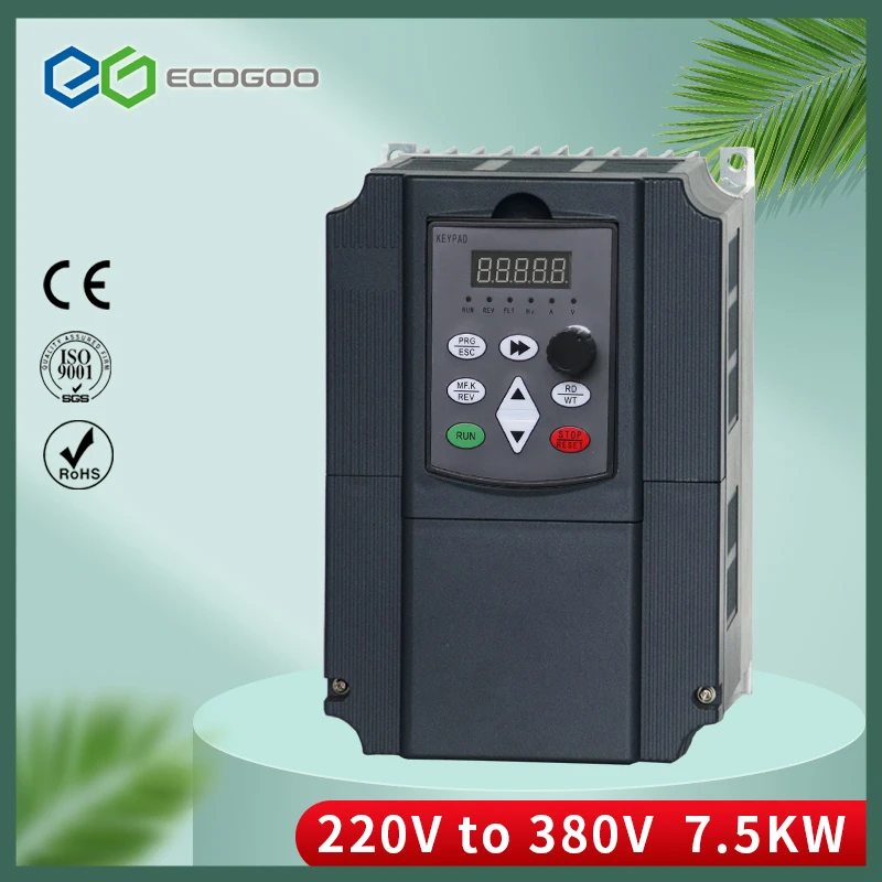 7.5Kw / 11 Kw Inverter Di Frequenza Da 220V A 380V Ingresso 1 Fase 220V Uscita 3 Fasi 380V