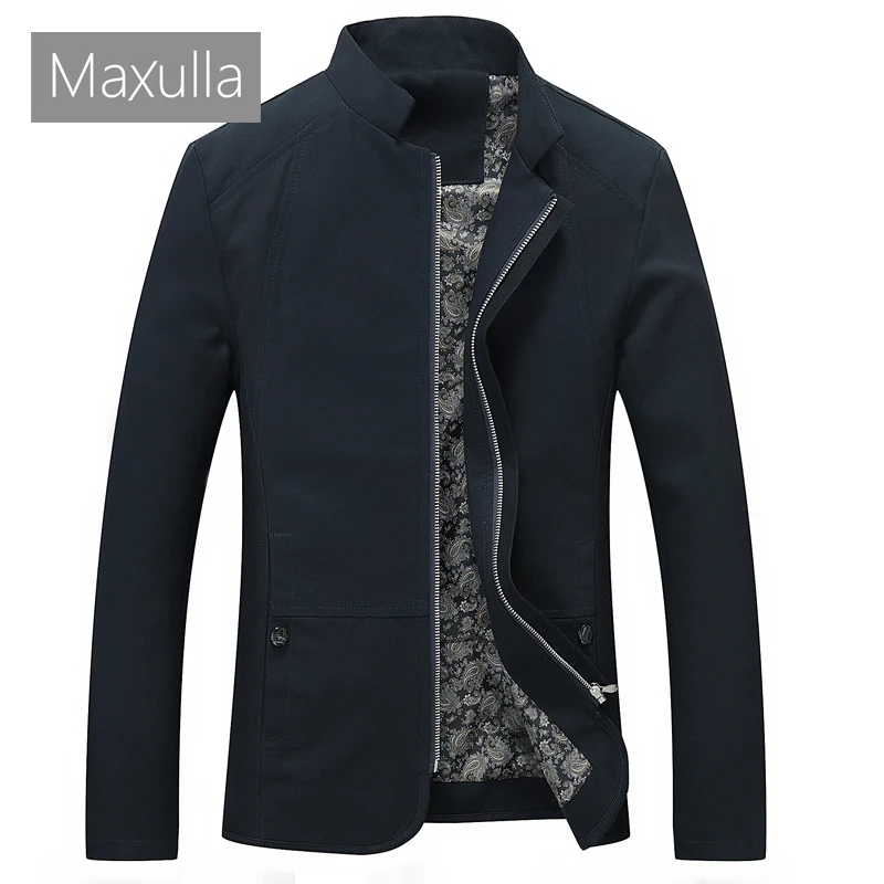 Maxulla Primavera Mens Giacca Casual Mens Outwear Giacca A Vento Sottile Cappotti Moda Maschile Hip Hop Giacca A Vento Giubbotti Uomini Bomber Giubbot