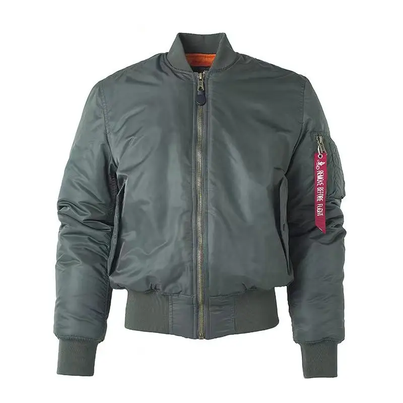 Giubbotto Bomber Da Uomo In Nylon Di Qualità Invernale Uniforme Militare Americana Aviatore Cappotto Retrò Giubbotto Da Volo Bomber Maschile Homme