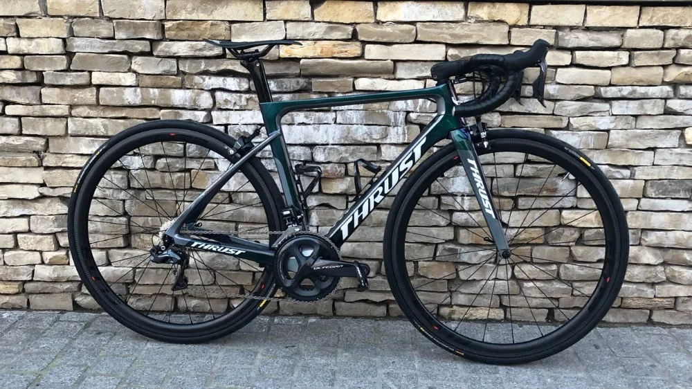 2022 Disc Road Bike V Brake Carbon Bike Bicicletta Completa Carbon Bicicletta Bicicletta Gruppo Bici R8000 Disc Carbon 50Mm Copertoncino