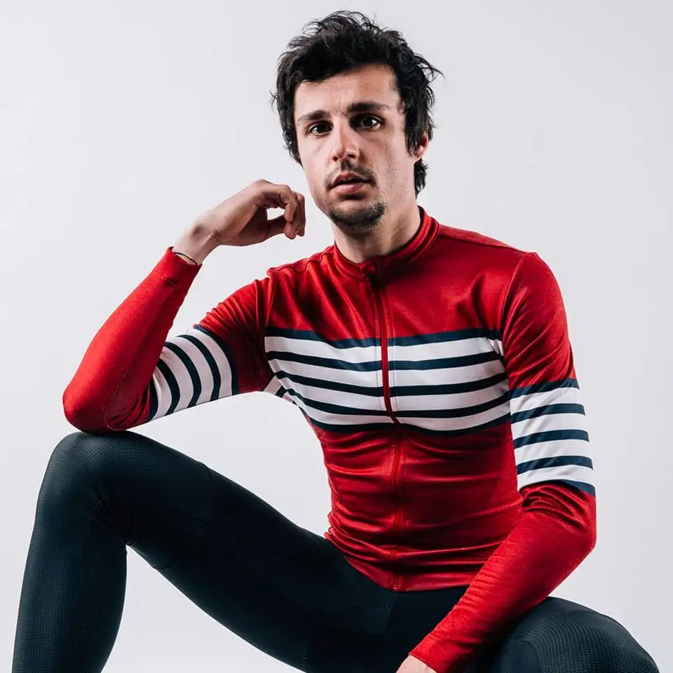 Cafe Du Cycliste Fietsen Winter Mannen Thermische Fleece Lange Mouw Maglie Calde Chaqueta Ciclismo Maillot Hombre Bicicletta