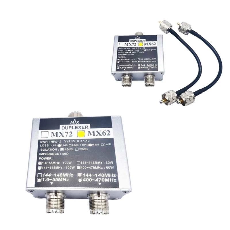 Per Ft857D Ft911 Atas-120A Mx62 Combinatore Antenne Estendi Copertura Bassa Perdita Segnale