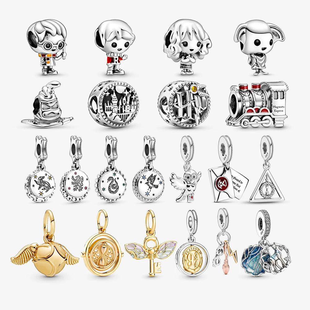 Fit Original Pandora Charms Bracciali E Braccialetti Harry Potter Charm Series Ciondola I Gioielli Con Ciondolo