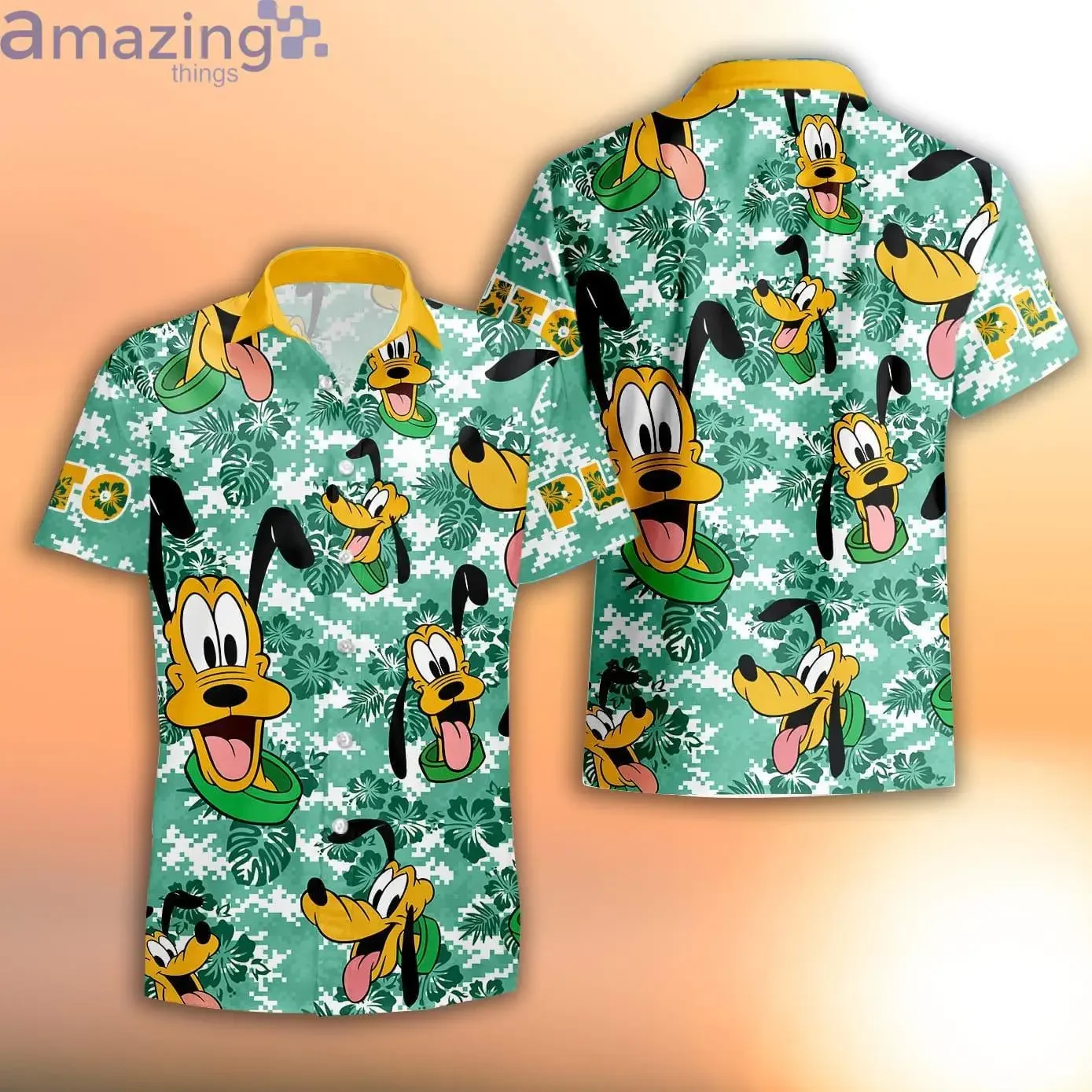 Pluto Dog Hawaii Shirt Disney Camicia Hawaiana Magic Kingdom Camicia Hawaiana Hawaii Holiday Beach Shirt Camicia Hawaiana Topolino