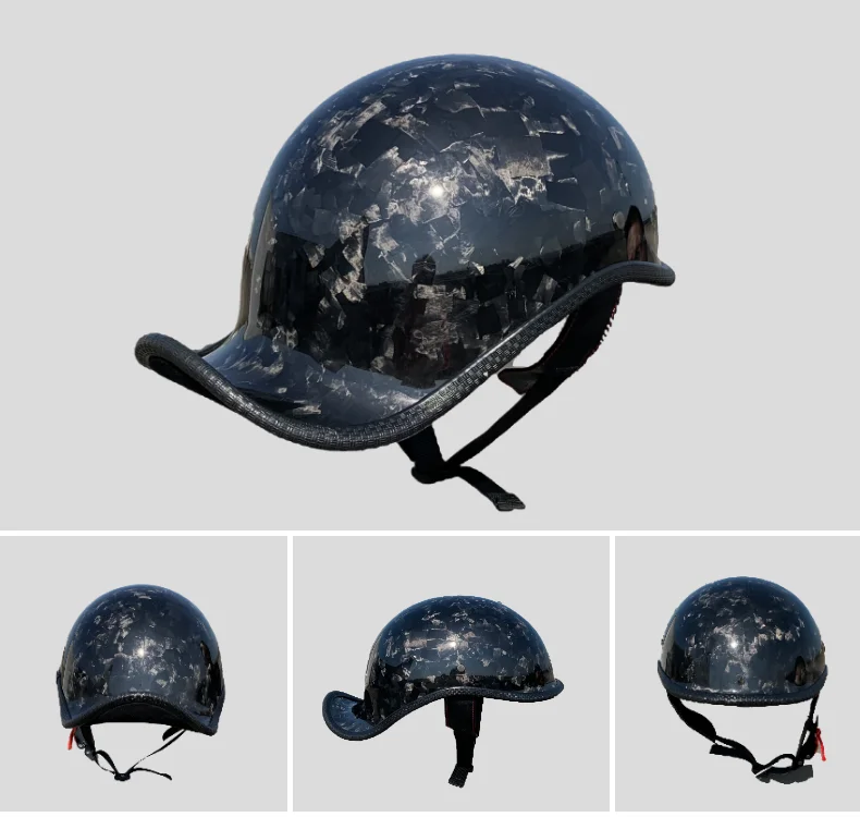 Casco Moto In Fibra Di Carbonio Capacete Casco Moto Casco Casco Moto Vintage Retro Scooter Mezzo Casco Casco