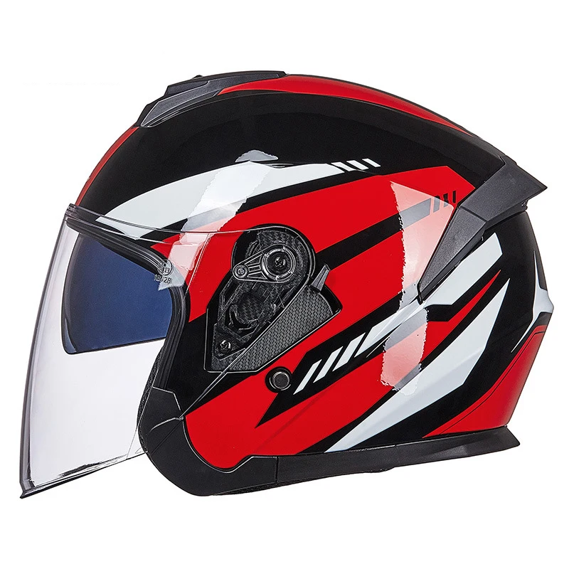 Moto Vintage Parasole Casco Casco Moto Protezione Solare Patch Shield Moto Cascos De Motociclistas Caschi Abs