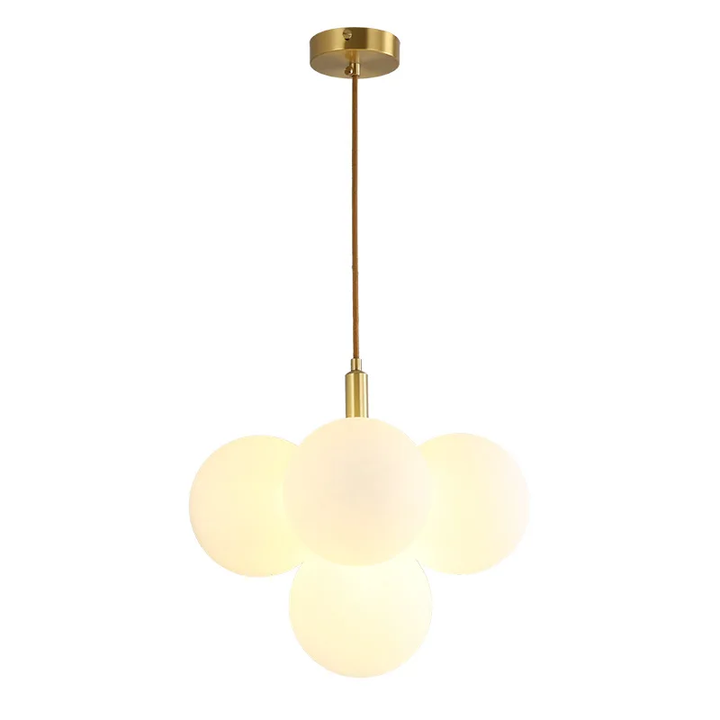 Nordic Magic Bean Pendant Lamp Modern Bedroom Bubble Decor Living Room Simple Creative Grape Bunch Restaurant  Light Fixtures