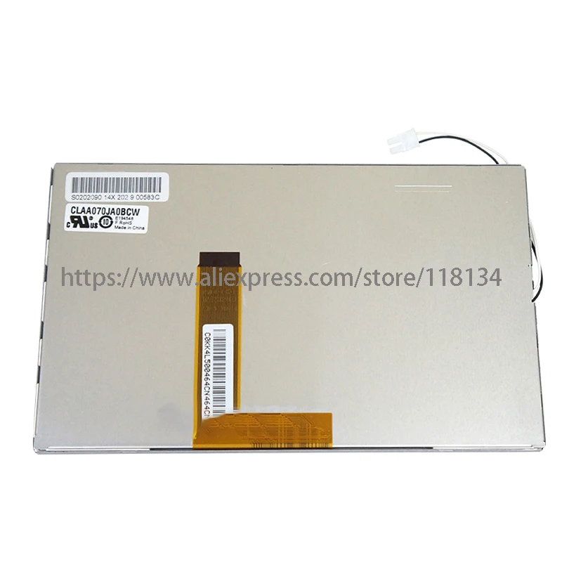 Schermo Lcd Da 7 Pollici 26Pin Originale E203460 Claa070Ja0Bcw 7610007802 Per Sistema Gps Di Navigazione Per Auto Byd S6 F6