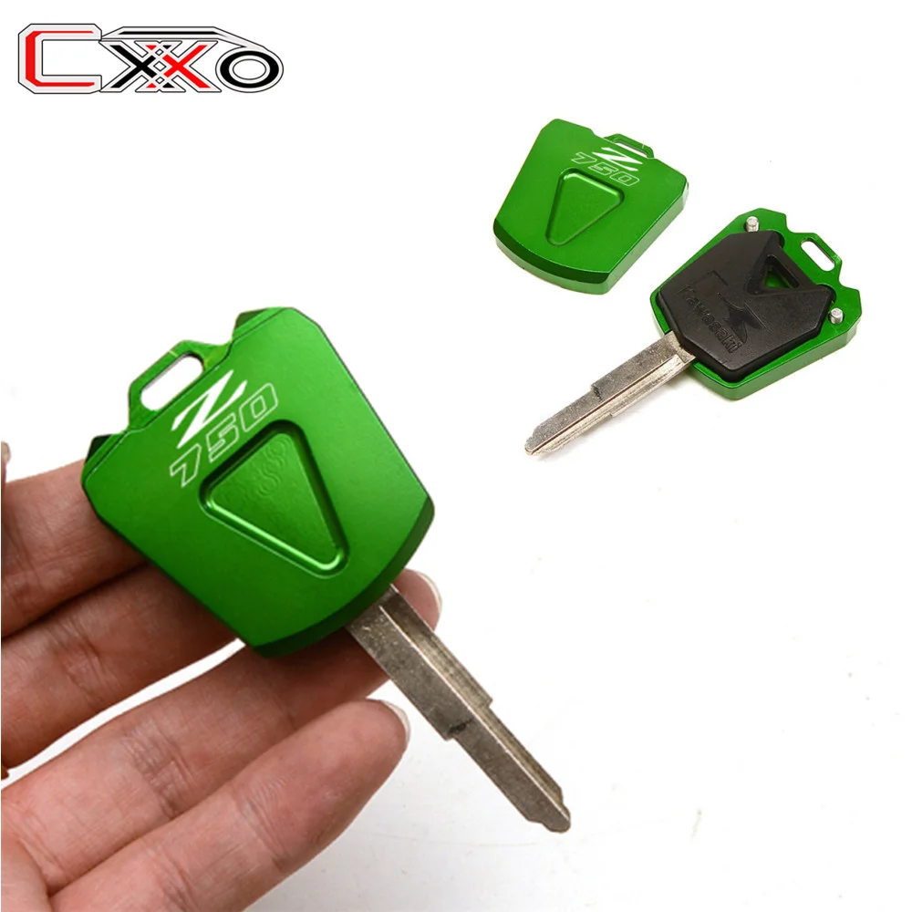 Con Logo "Z750" Custodia Portachiavi Cnc Per Moto Portachiavi Shell Per Kawasaki Z750 Z750 2002-2012 2011 2010 2009 2008 2007 2006