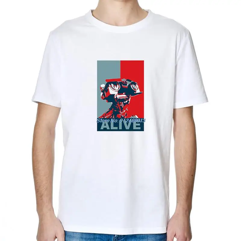 Maglietta Estiva Per Uomo Johnny Number 5 Cortocircuito Alive Lebt Nummer Robot Graphic Magliette Magliette A Maniche Corte Abbigliamento Uomo