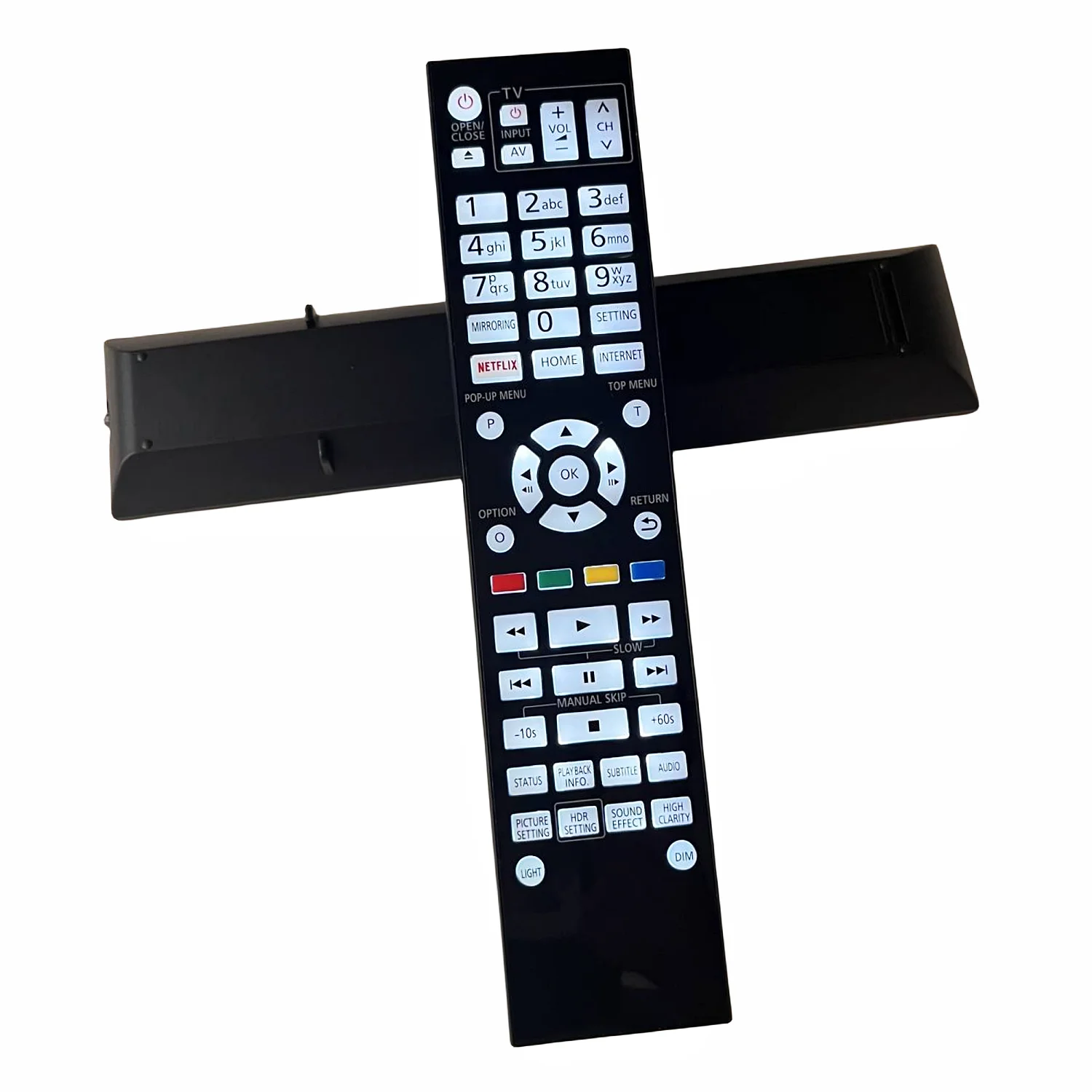 Telecomando Adatto Per Panasonic Ultra Hd 4K Bluray Disc Player Muslimexayp Dp-Ub820 Dp-Ub824 Dp-Ub820K Dp-Ub820-K