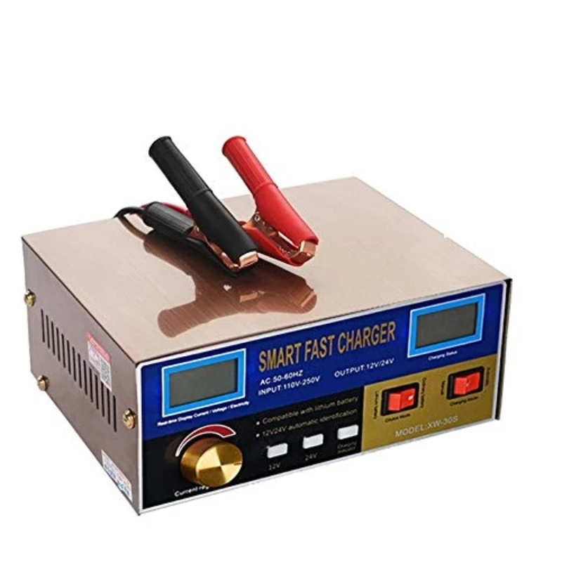 Caricabatteria Da Auto Carregador De Bateria 12V Automotiva Cargador Para Moto Caricabatterie Chargeur Batterie Voiture Intelligent 12V