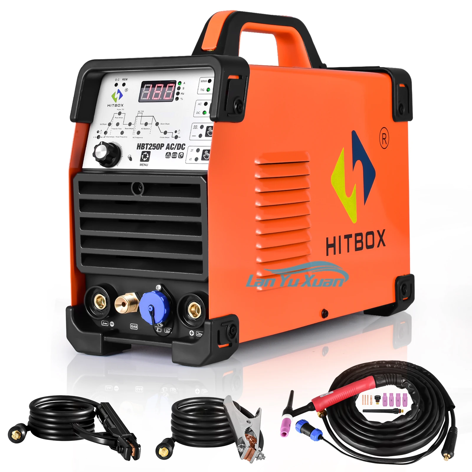 Hitbox Acdc Tig Saldatore Pulse Miller Multimatic220 Ac/Dc Multi Processo Hbt250P Acdc