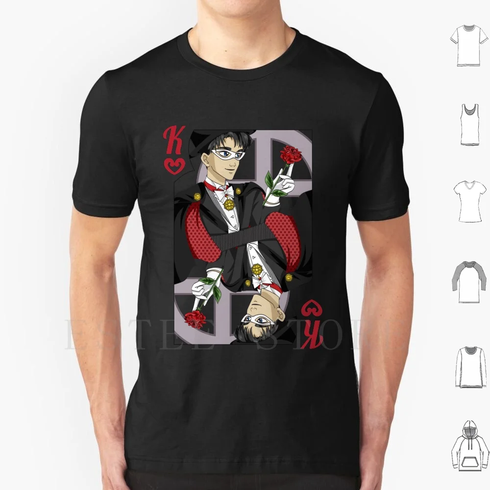 Moon Prism-Tuxedo Mask T Shirt Print Cotton Sailor Sailor Scout Sailor Senshi Manga Anime Tuxedo Tuxedo Kamen Mamoru