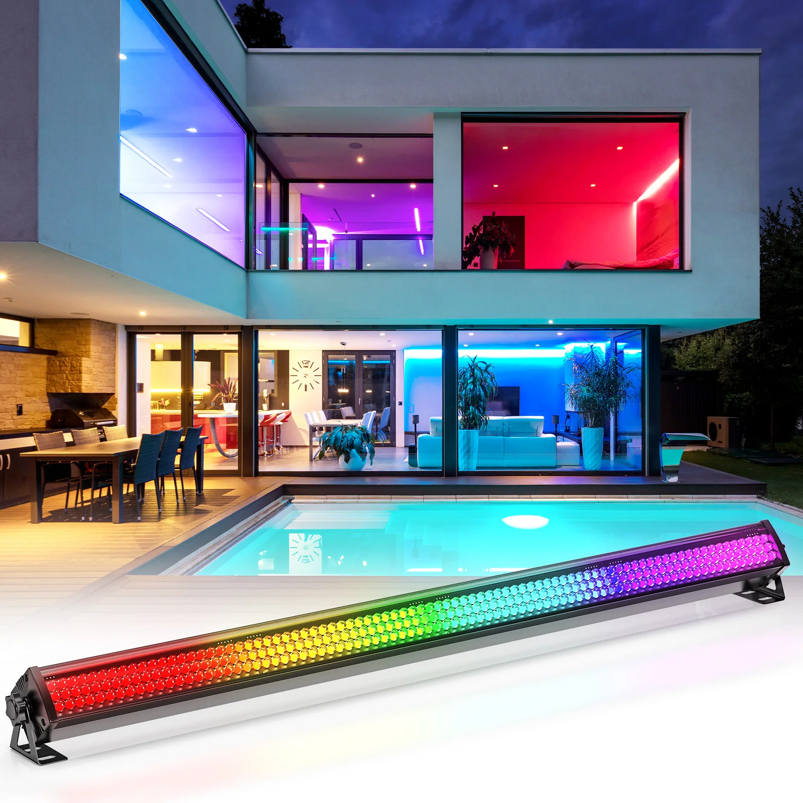 36W Rgbw Sound Party Wall Wash Lights Holdlamp Led Music Par Light Dj Disco Lights Dmx512 Stage Dj Equipment Lamp Decorare