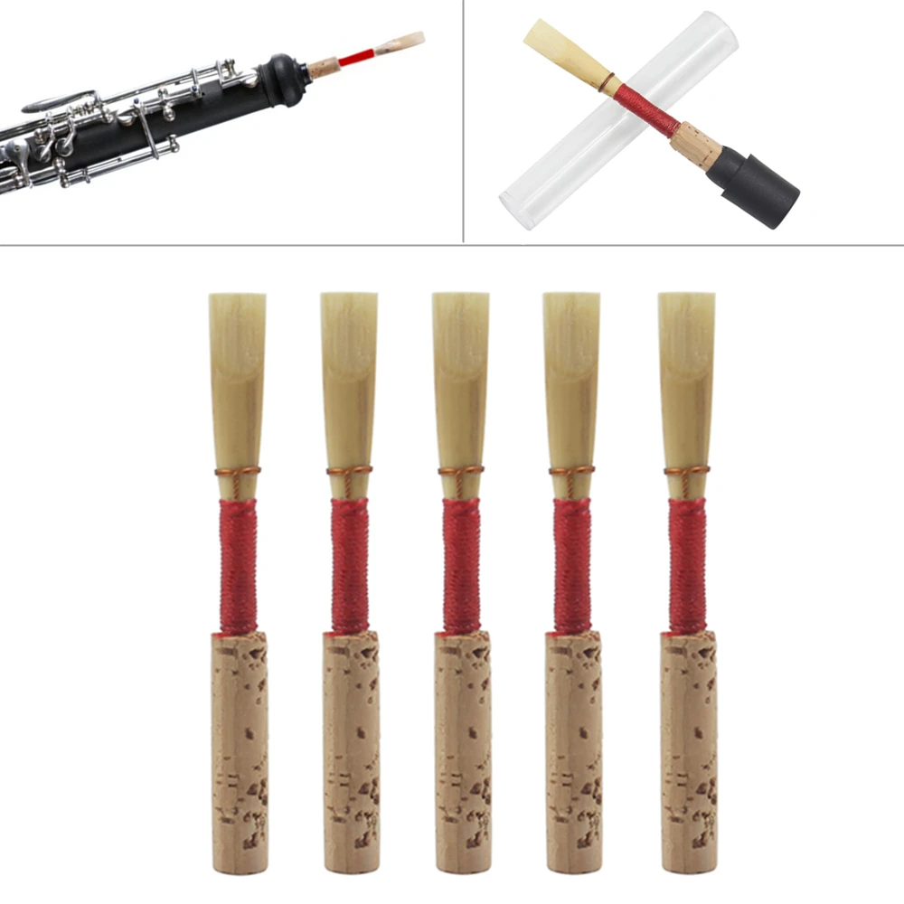 5 Pz/Lotto Forza 2.5 Bulrush Oboe Ance Key C Tone Soft Bocchino Parti Di Strumenti A Fiato Medio Orchestrale
