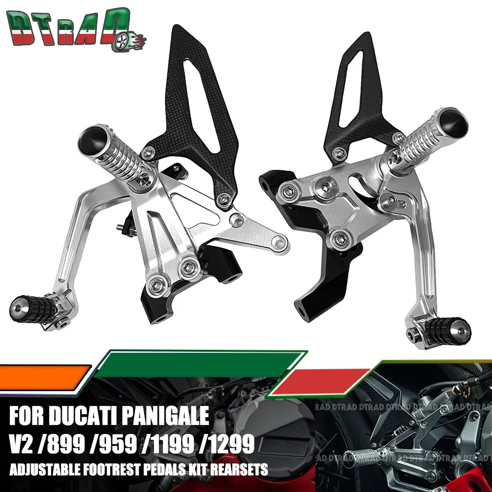 Pedane Poggiapiedi Regolabili Per Moto Per Ducati Panigale V2 899 959 1199 1299 Accessori Per Carenatura Pedane Pedane Pedane Heed Guard