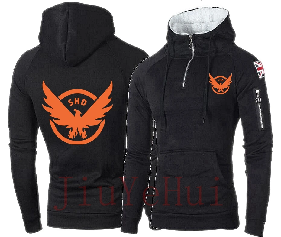 Nuovo The Division 2 Tom Clancy Shd Ps4 Xbox Pc Games Felpe Con Cerniera Felpe Uomo Streetswear Cappotto Giacche